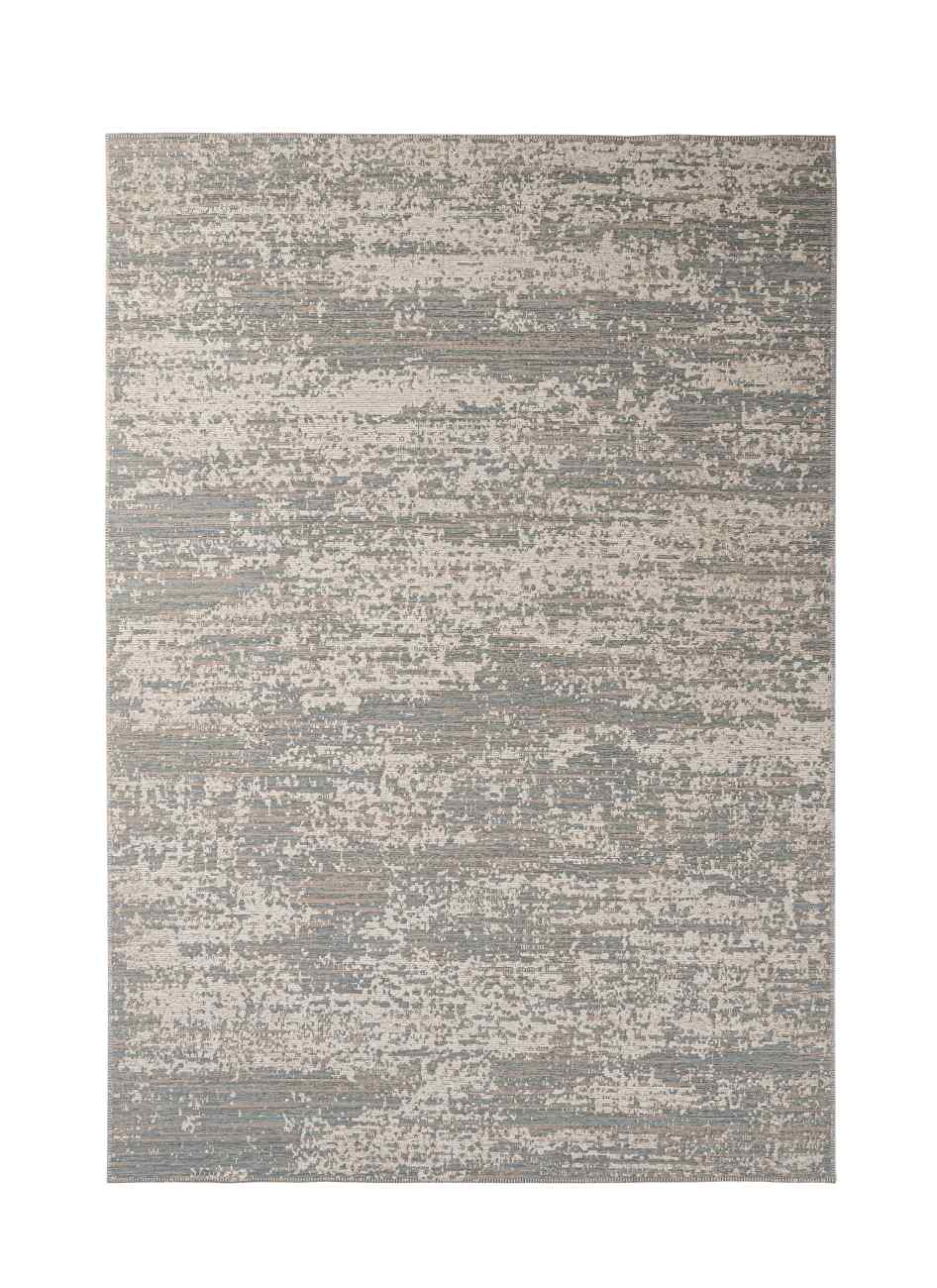 Teppich Silva aus Stoff Eckig Hellblau/Creme, 160x230 cm Teppich Silva aus Stoff Eckig Hellblau/Creme, 160x230 cm