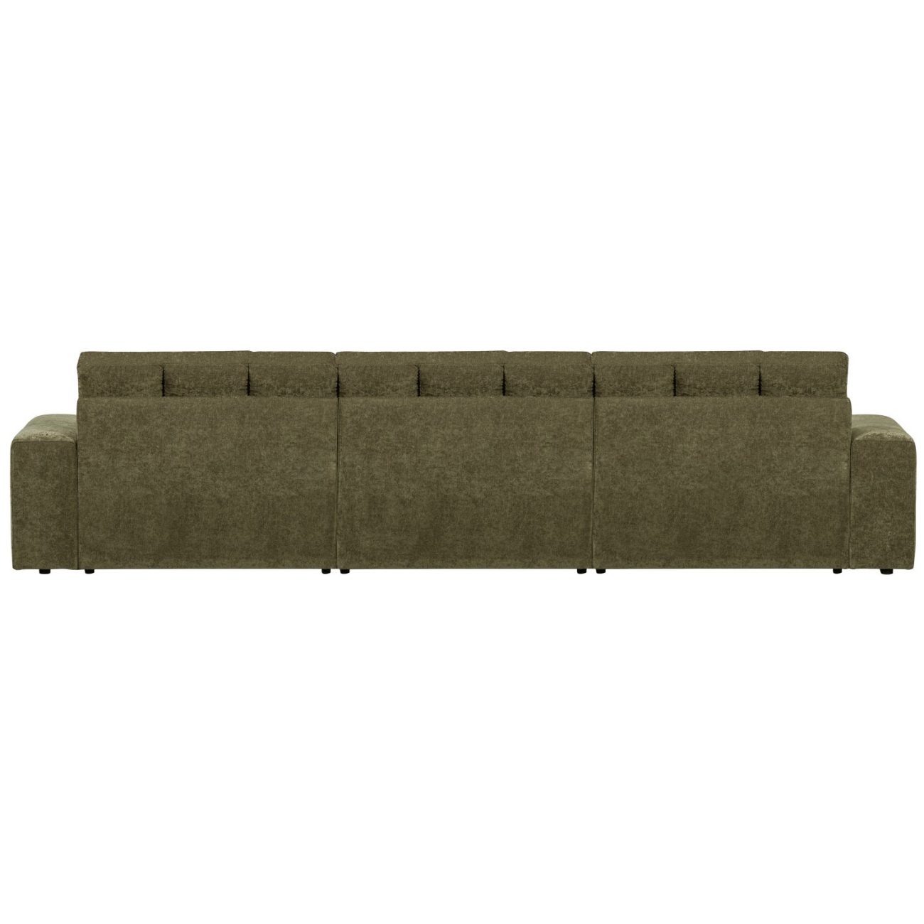 Chaiselongue Date aus Webstoff Links, Grün