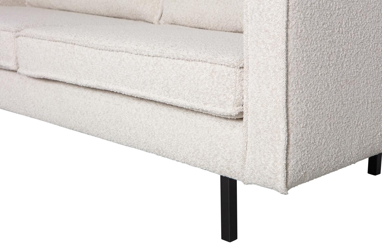 Sofa Rodeo 2,5 Sitzer aus Boucle-Stoff, Natur