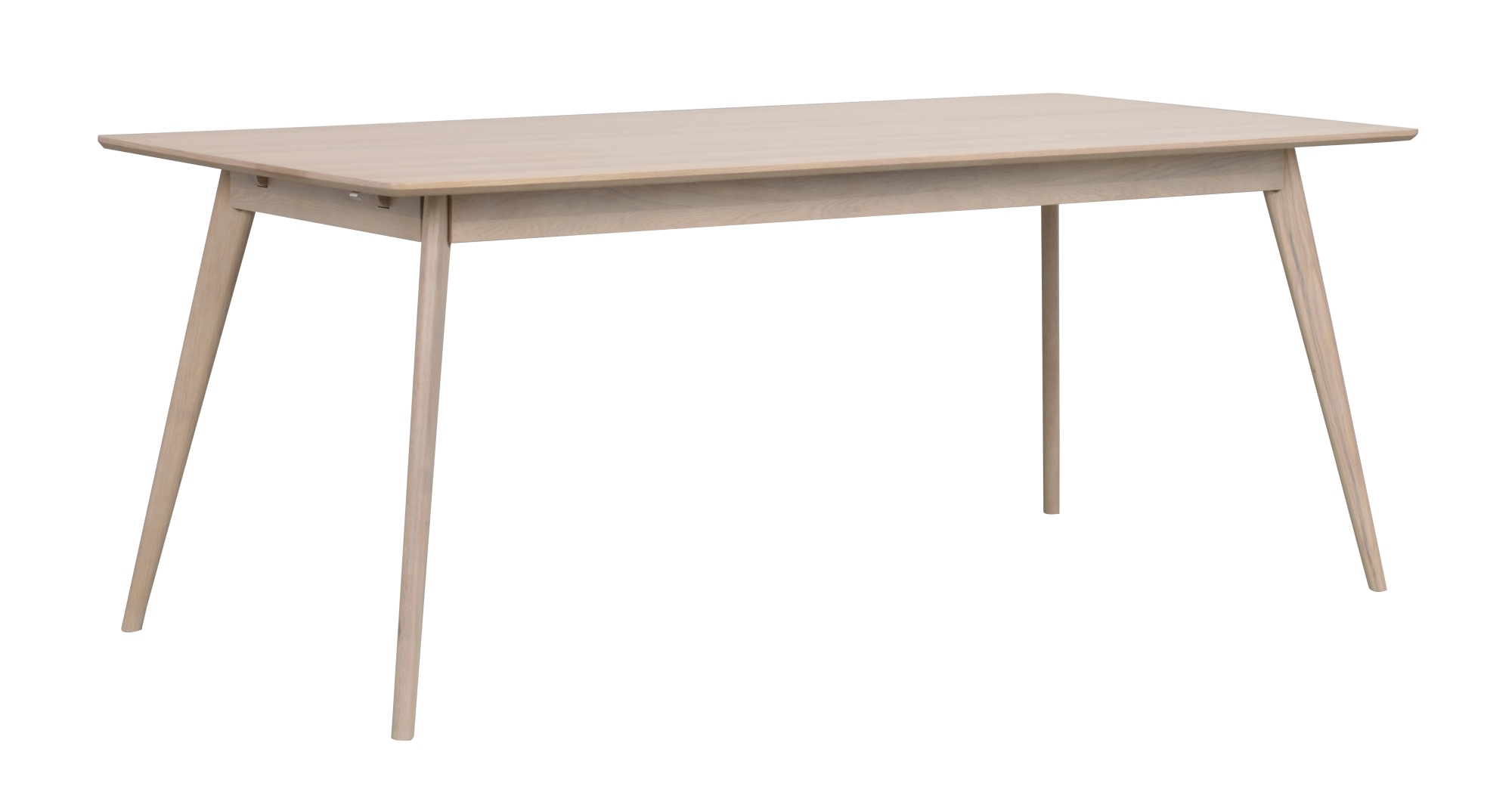 Esstisch Yumi Rechteckig 190x90cm, MDF Eiche Weiß pigmentiert
