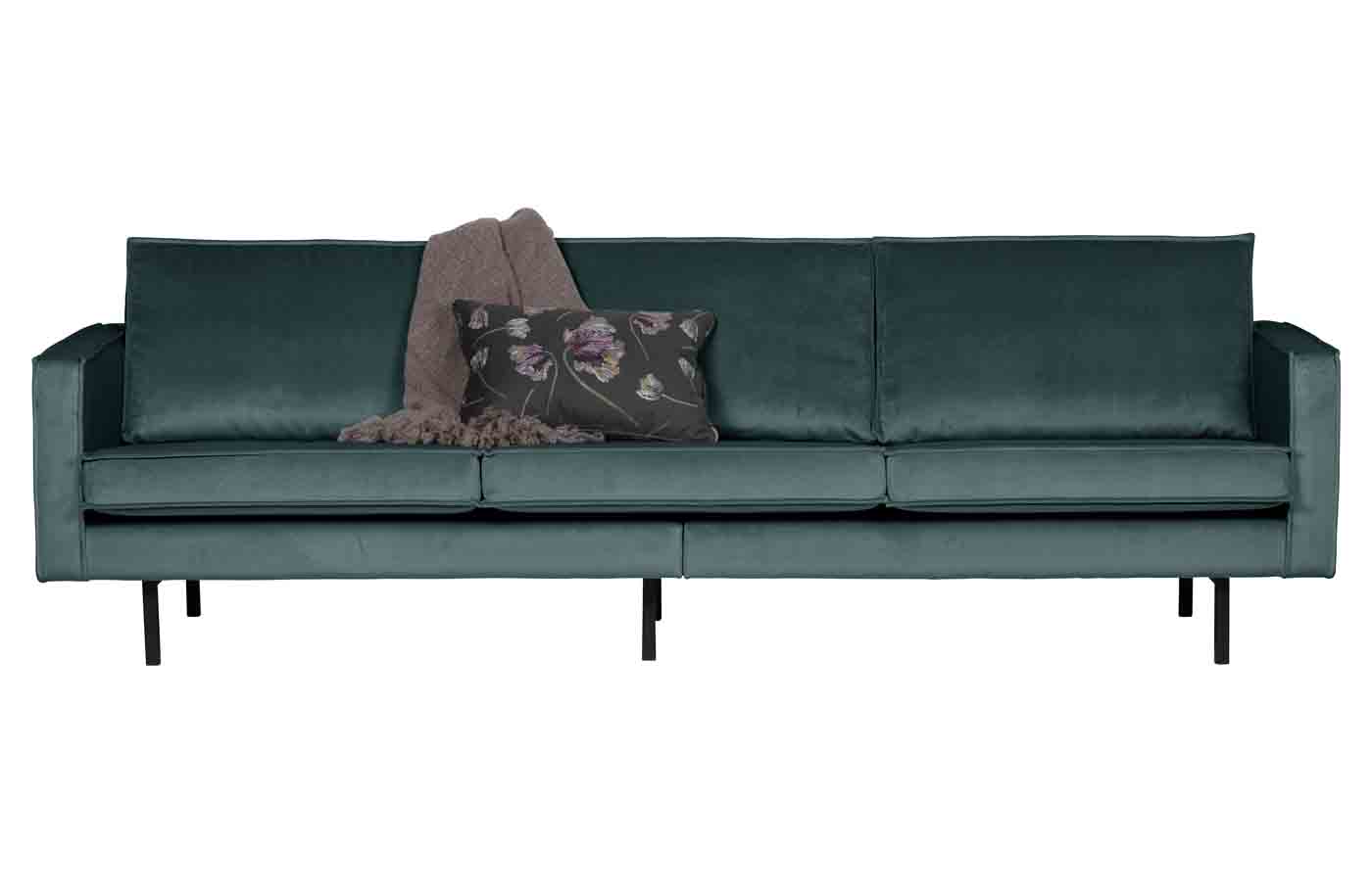 Rodeo Sofa 3-Sitzer Samt, Teal