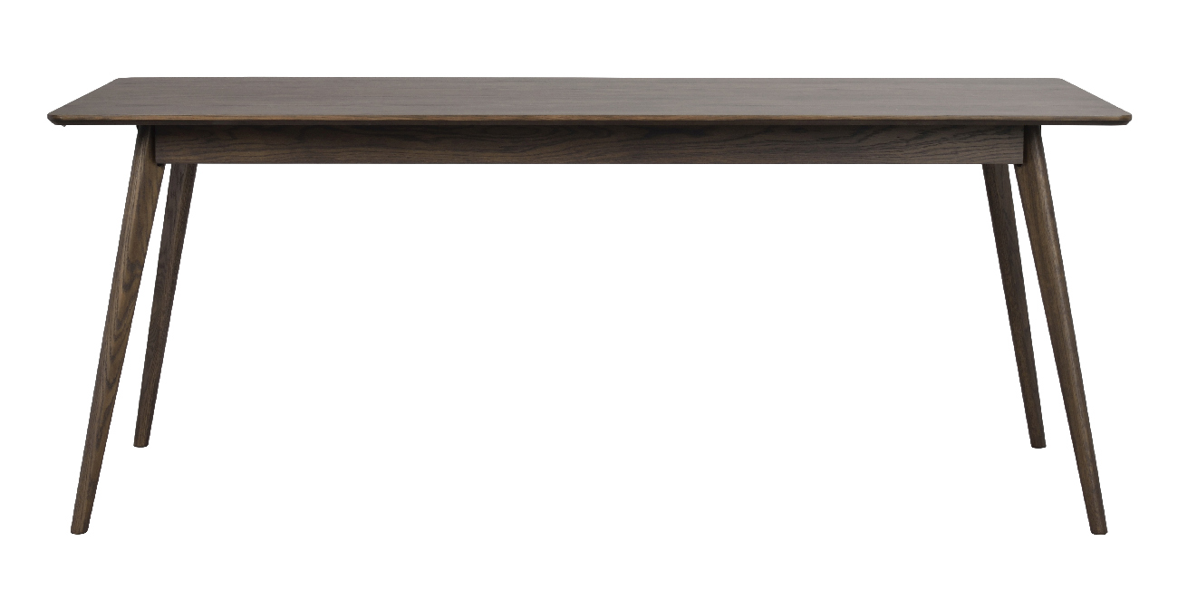 Esstisch Yumi Rechteckig 190x90cm, MDF Eiche Braun