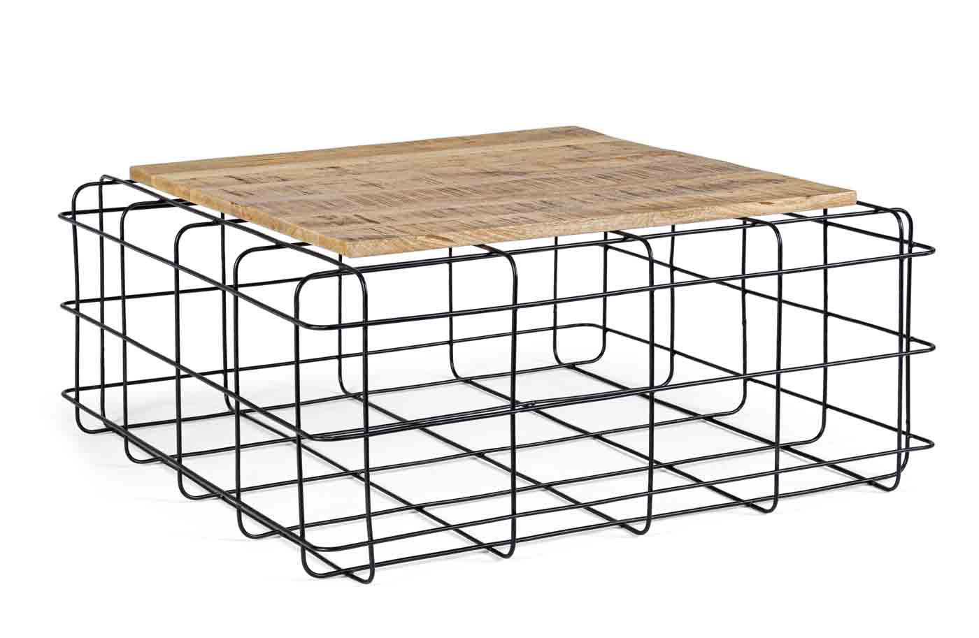 Couchtisch Trellis aus Mangoholz, 80 cm