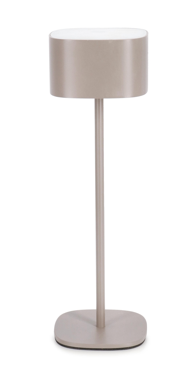 Gartentischleuchte Naimi mit LED, Grau Gartentischleuchte Naimi mit LED, Grau