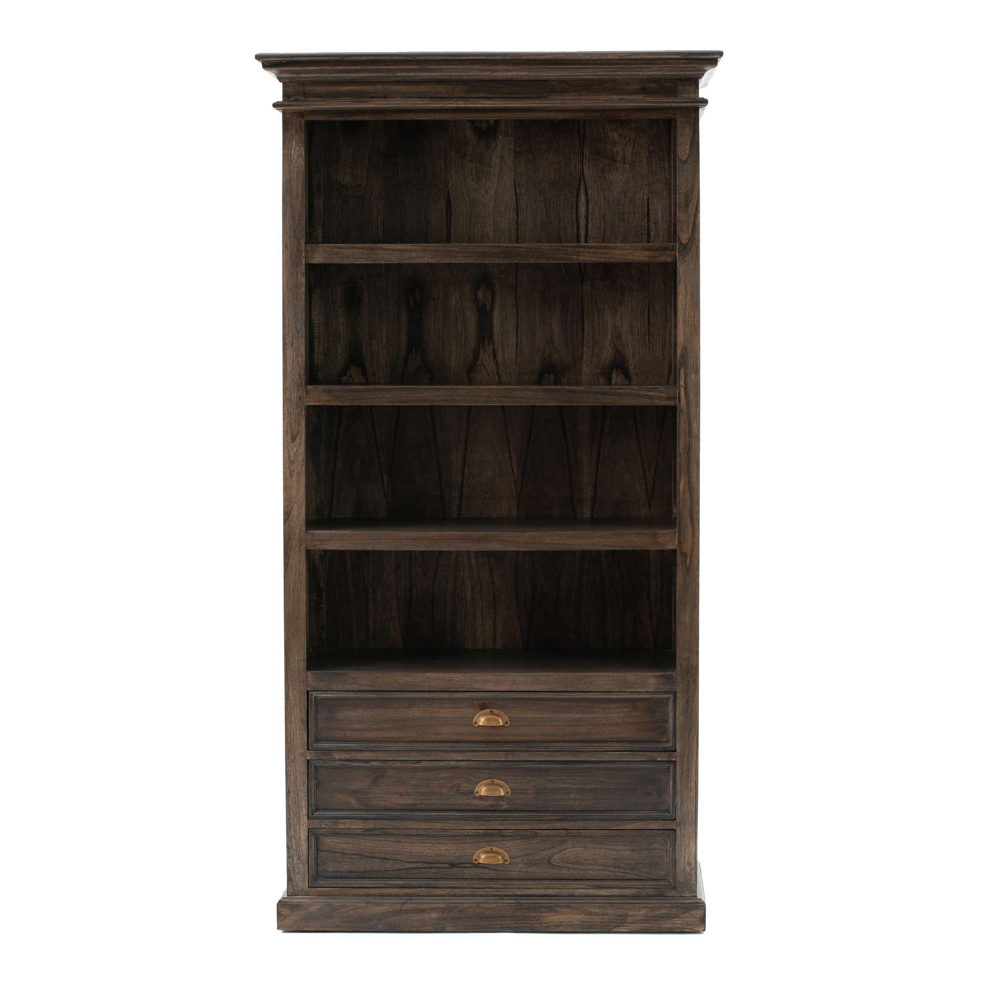 Bücherregal Halifax Mindi mit Fächern und Schubladen, 100 cm