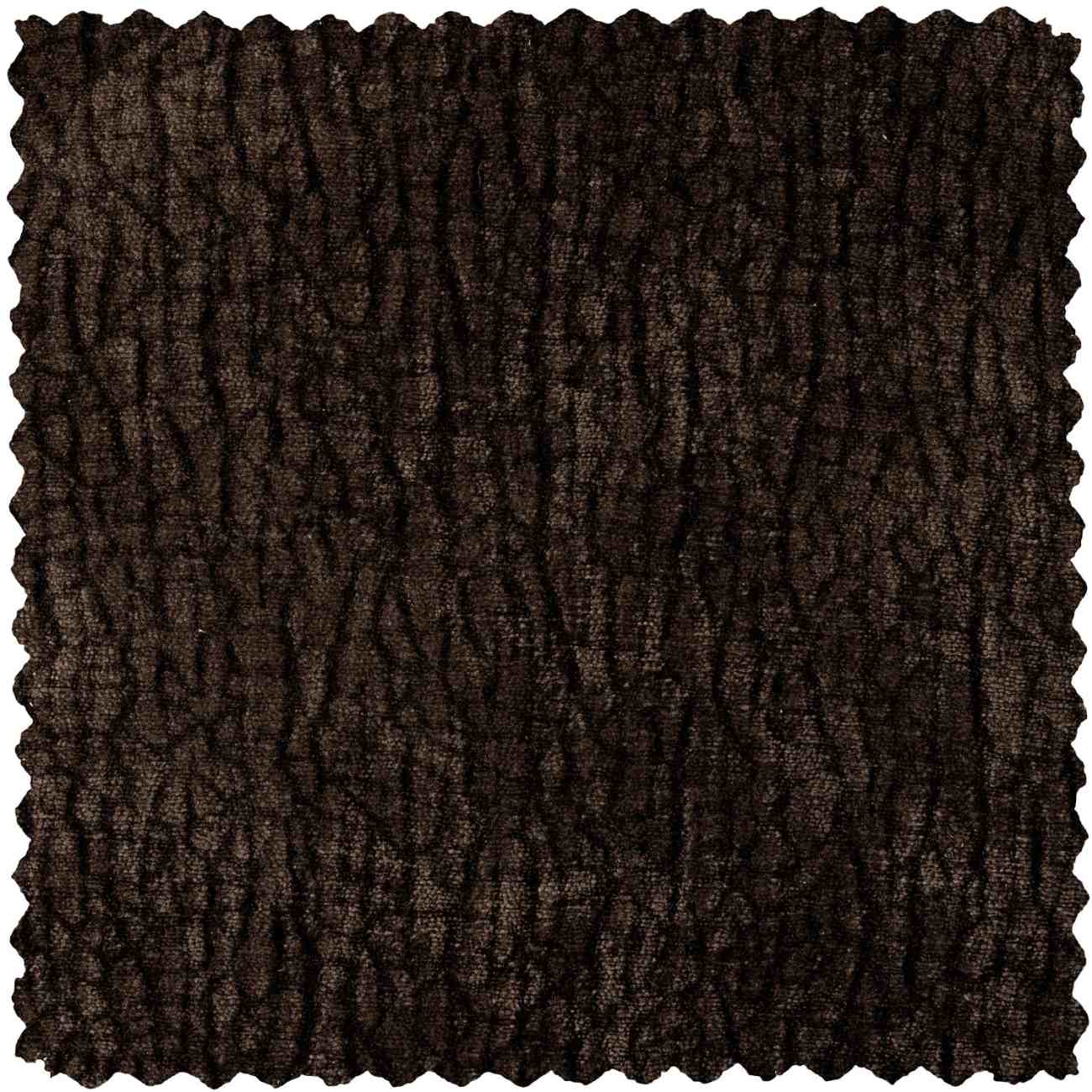 Sessel Baggy aus 3D-Chenille-Stoff, Dunkelbraun