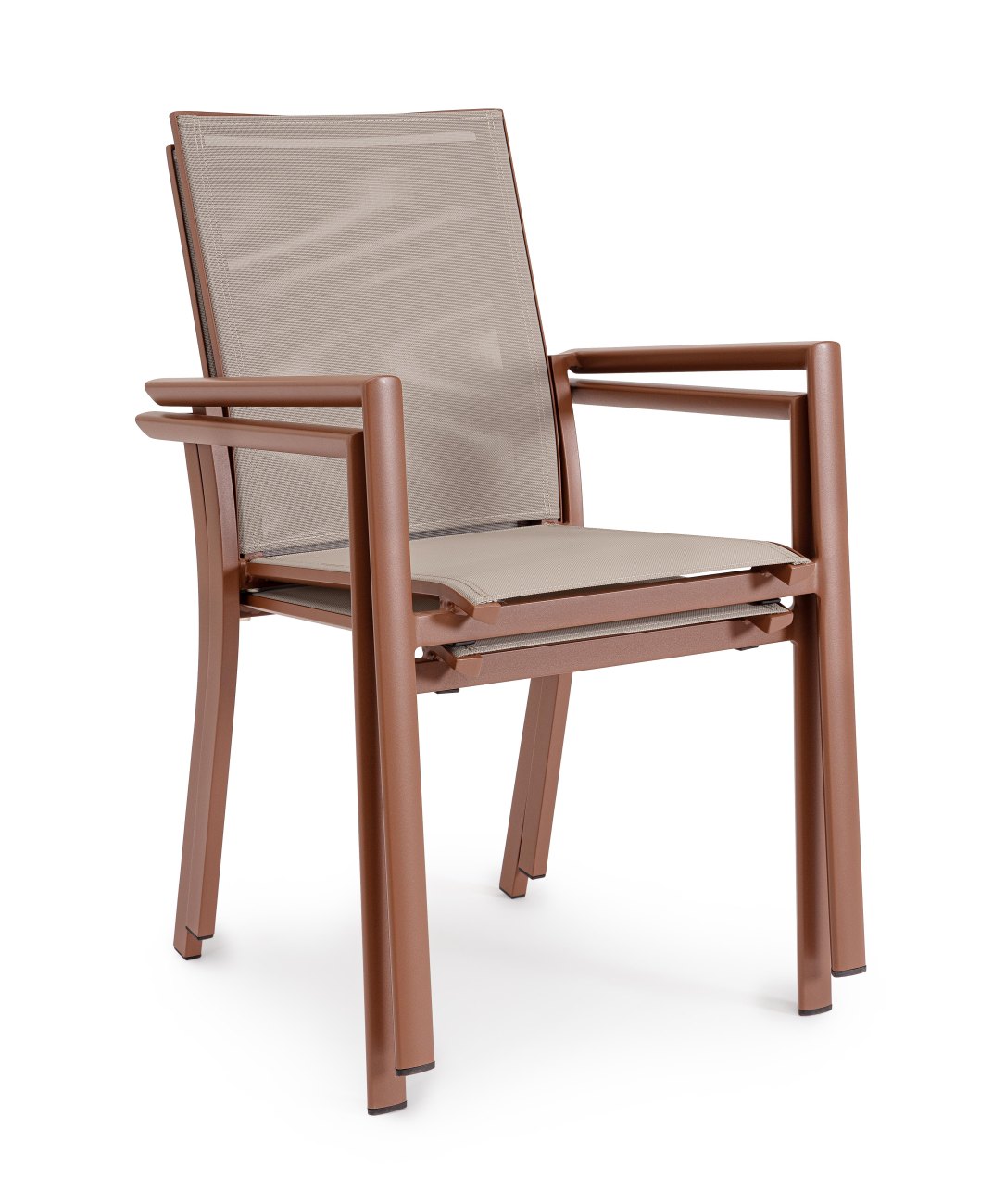 Gartenstuhl Konnor stapelbar mit Armlehne, Barn