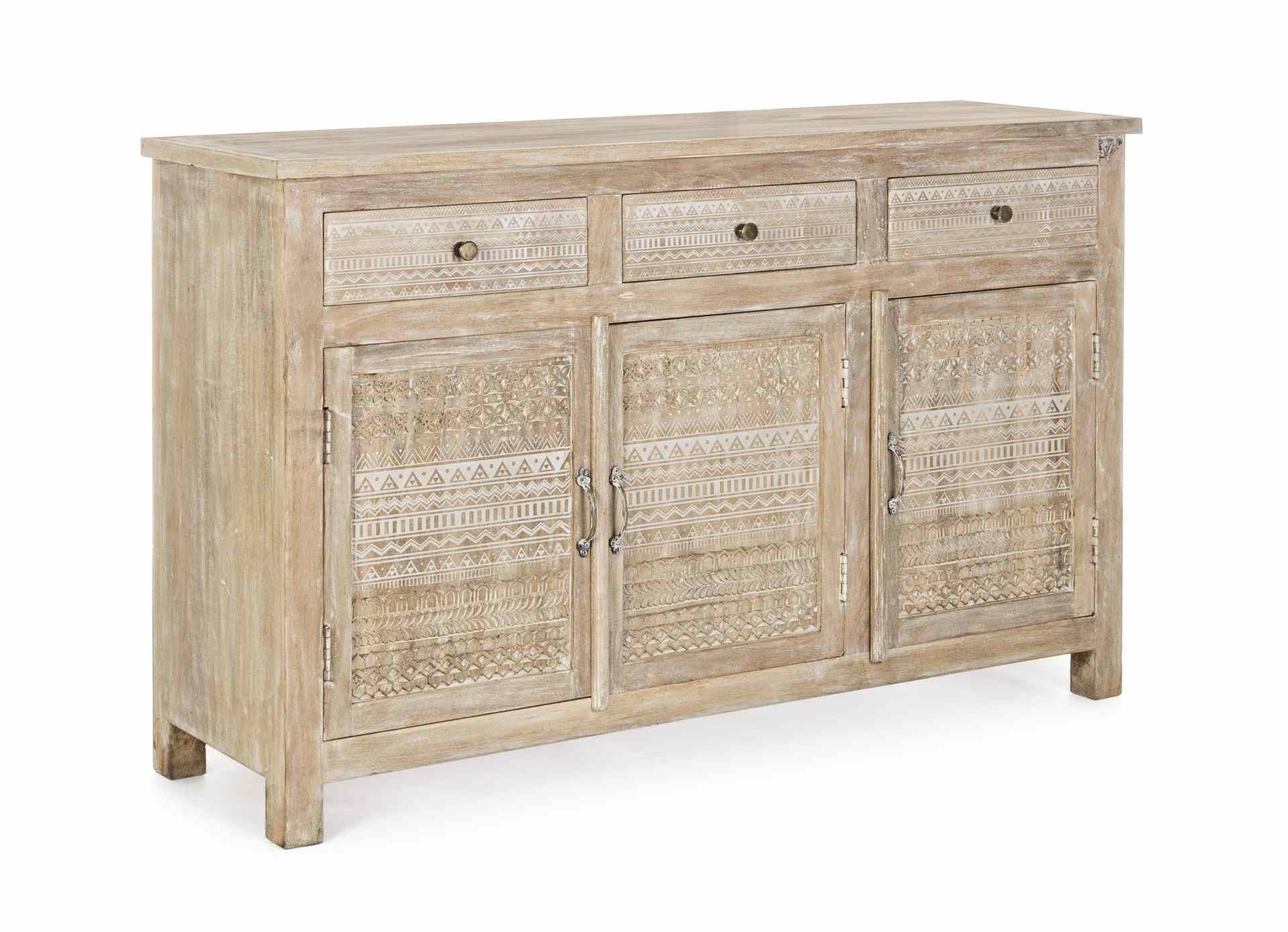 Sideboard Mayra aus Mangoholz, 135 cm