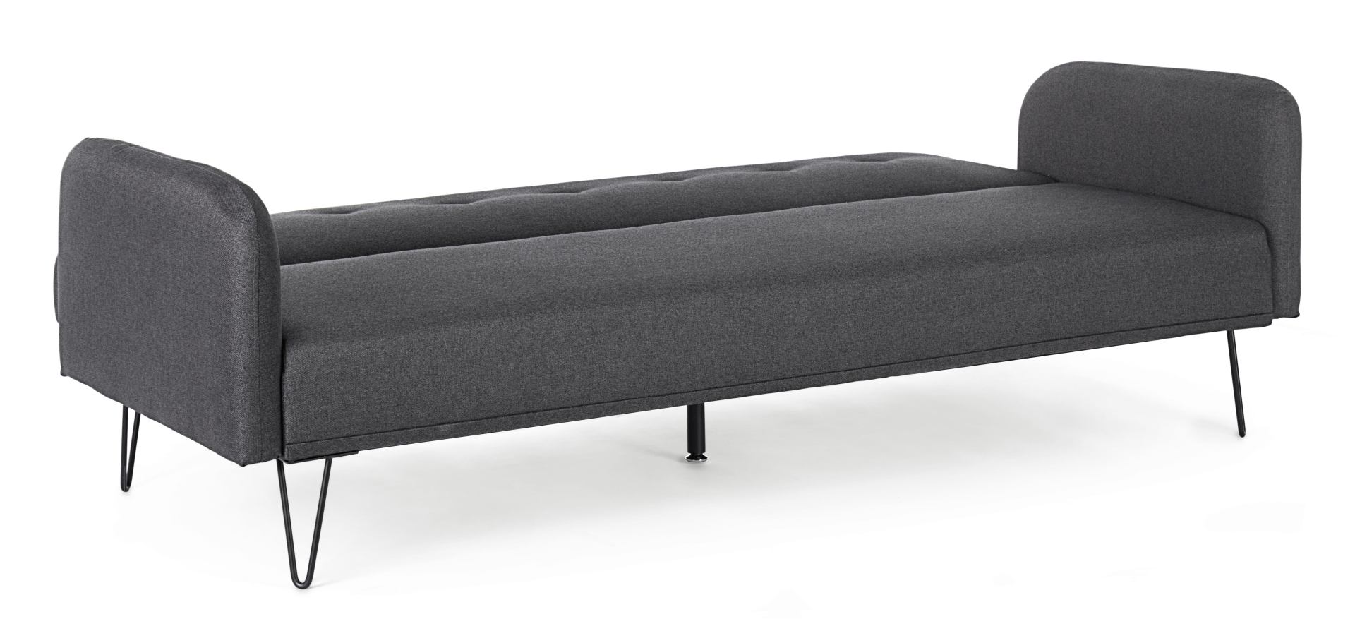 Schlafsofa Bridjet mit Stoff-Bezug, Schwarz