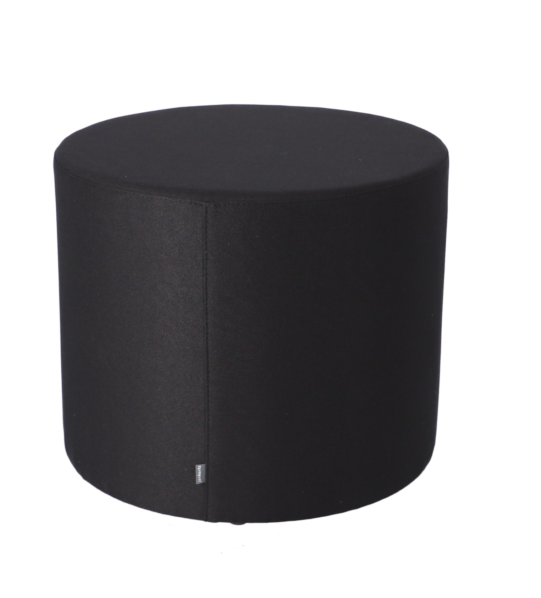 Pouf Rondo Ø 50 cm, Schwarz