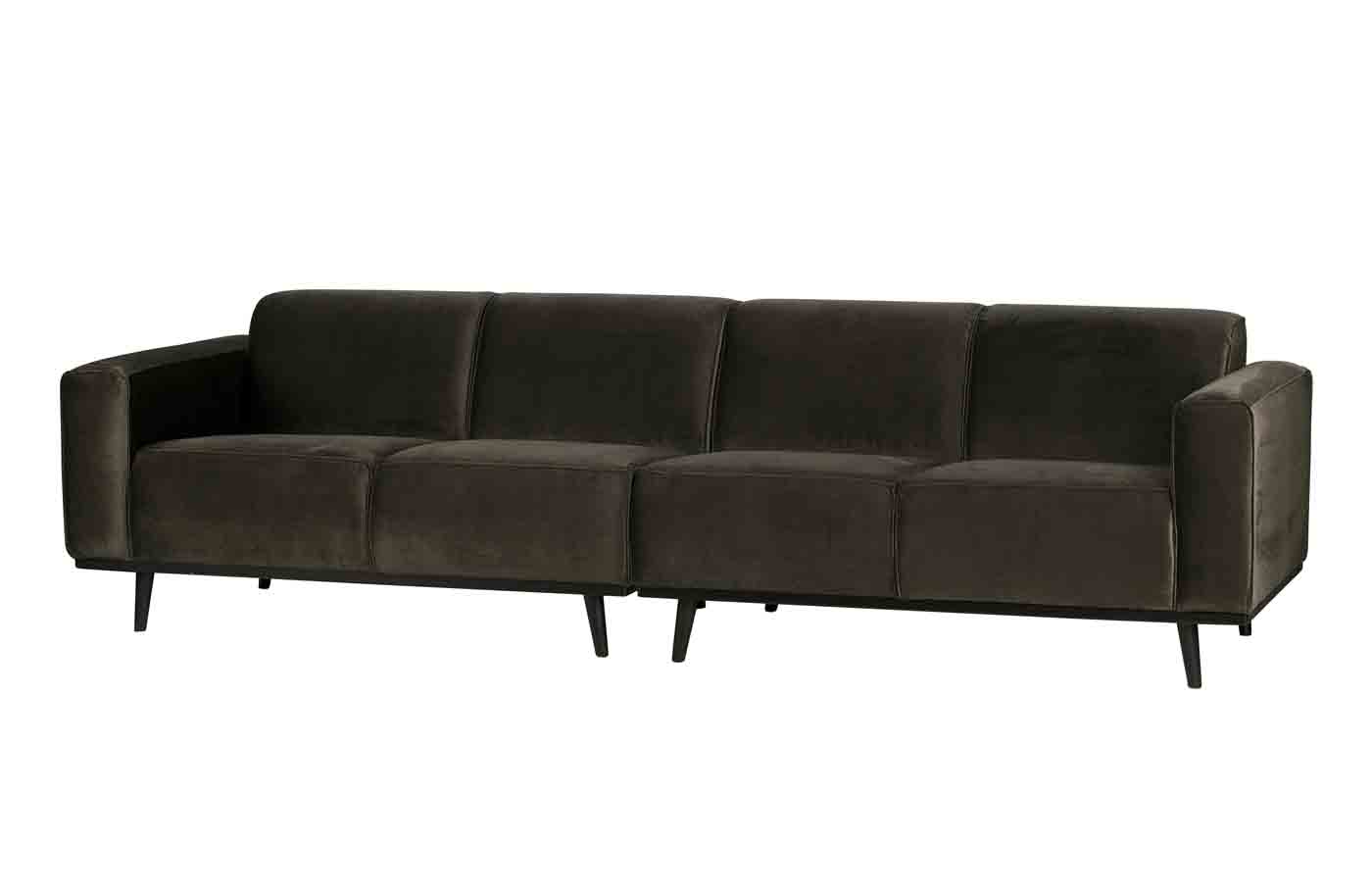 Bigsofa Statement Samt, 280cm Waldgrün