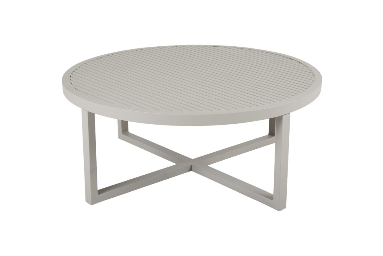 Gartencouchtisch Vevi Ø 100 cm, Beige