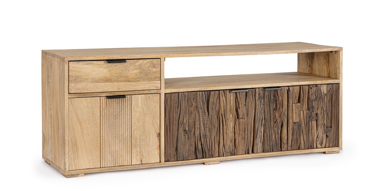 TV-Board Nashik aus Mangoholz, 145 cm