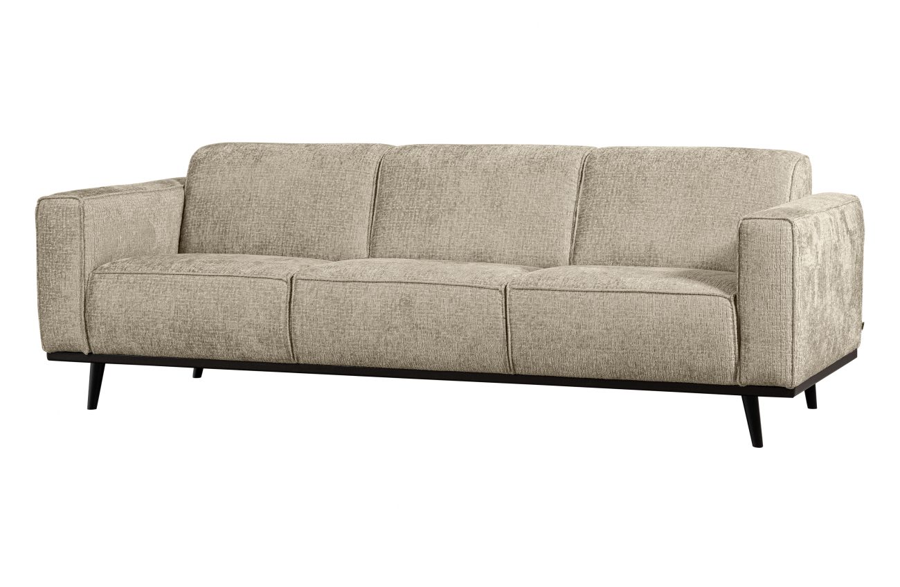 Sofa Statement aus Struktursamt 230 cm, Wheatfield