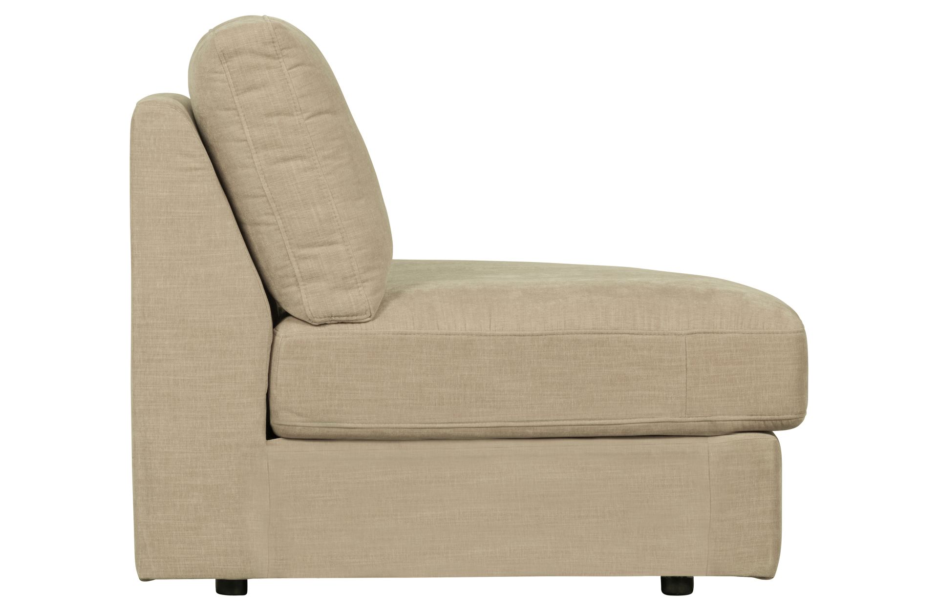 Modulsofa Family 1-Seat Eck-Element Rund Rechts, Sand