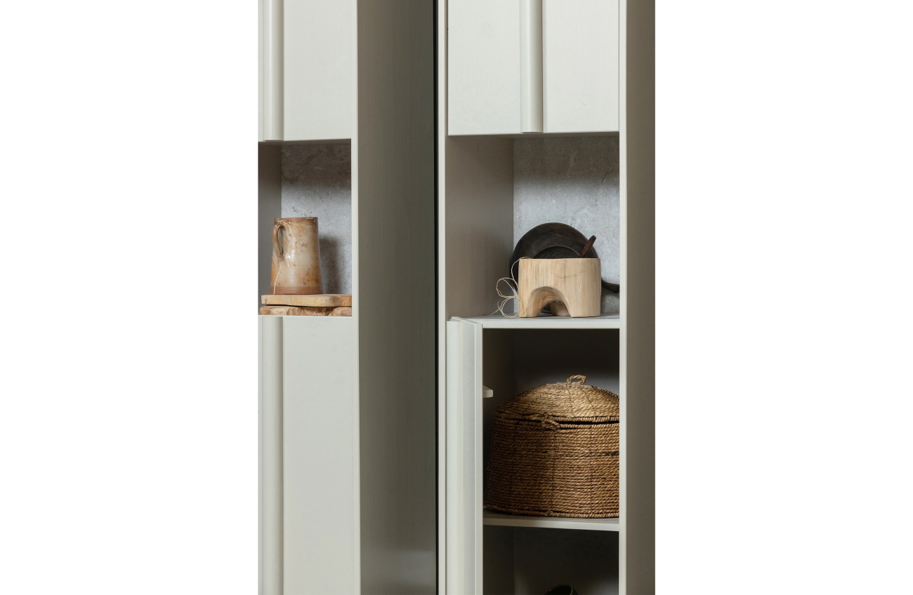 Schrank Basu 40 cm aus Kiefernholz, Natur