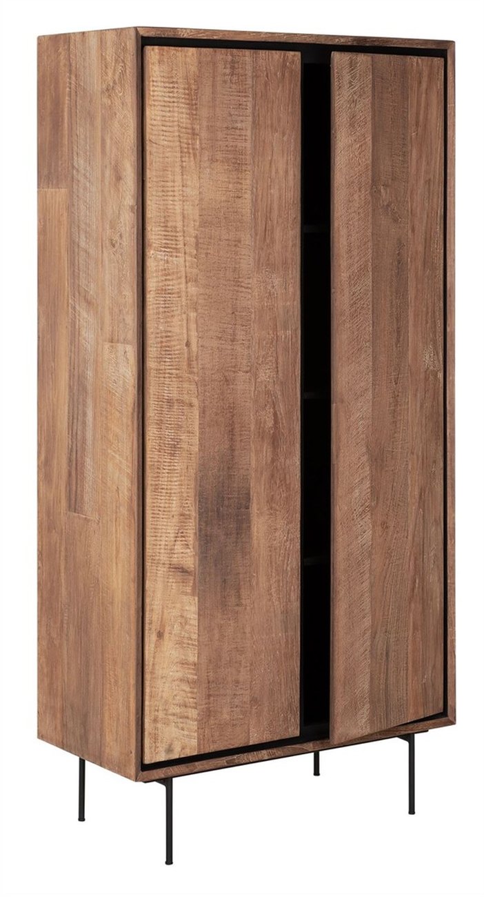 Schrank Metropole aus recyceltem Teakholz, 90 cm