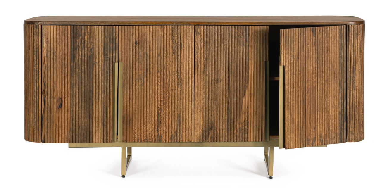 Sideboard Vilas aus Mangoholz, 4 Türen