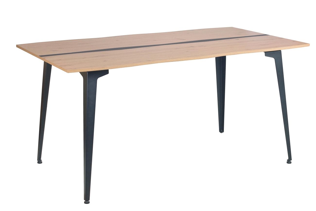 Esstisch Melys mit Stahldekor, 160 cm Esstisch Melys mit Stahldekor, 160 cm