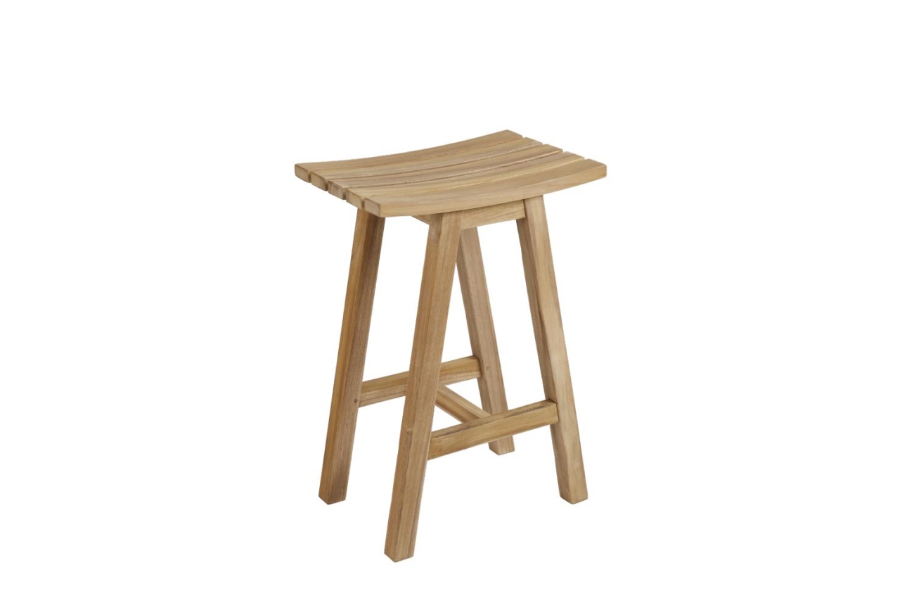 Barhocker Keros aus Teakholz