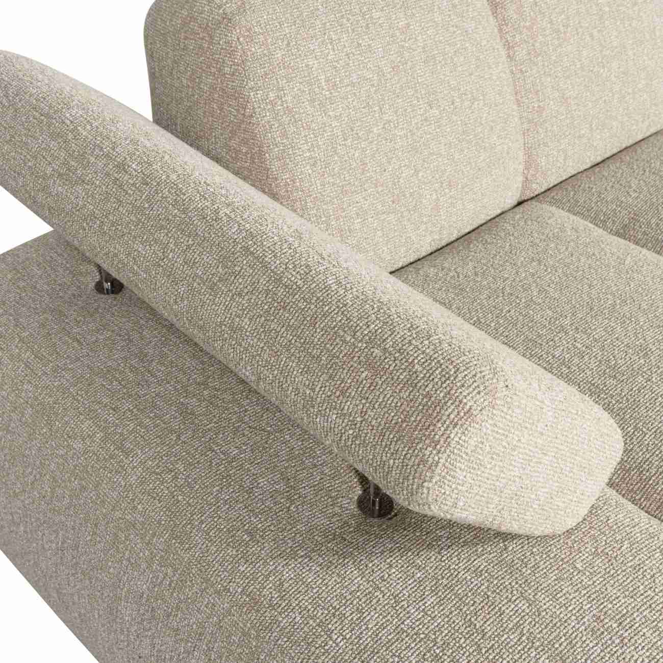 Modulsofa Mojo Boucle Chaiselongue-Links, Beige