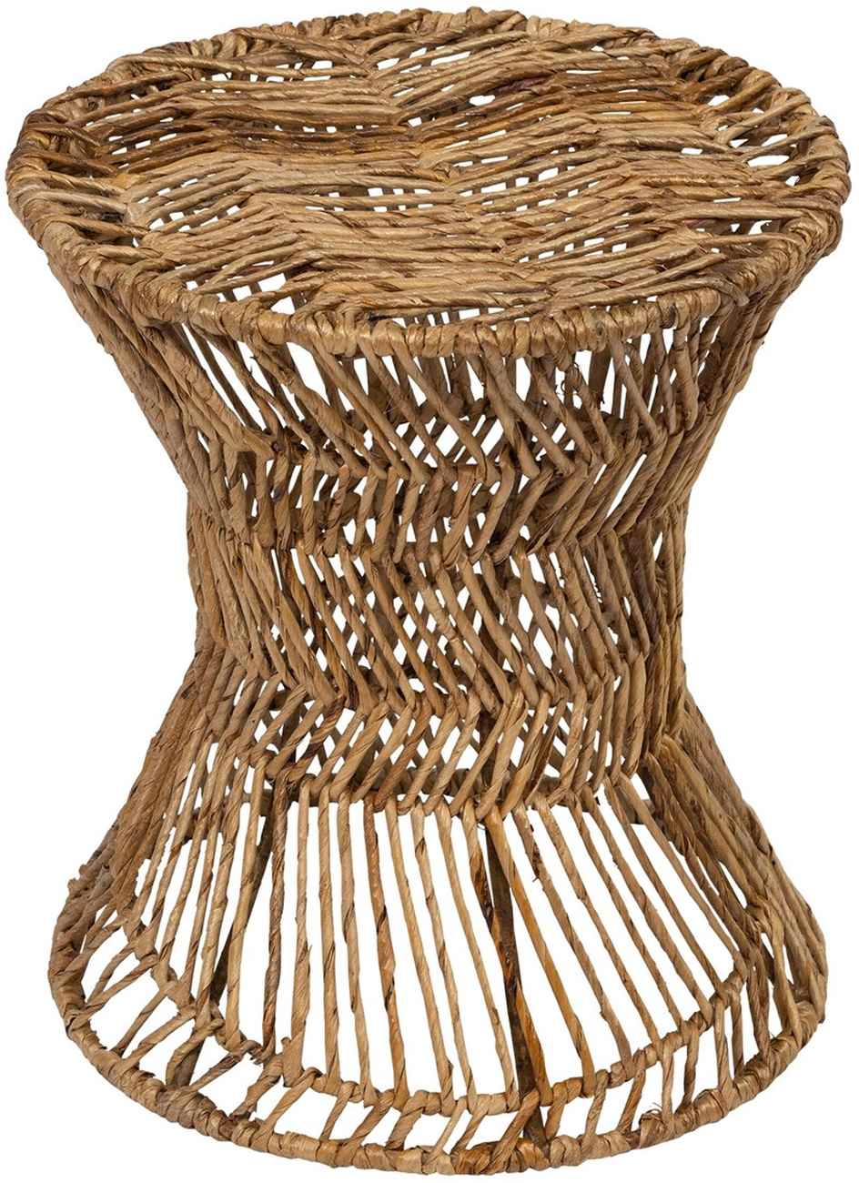 Beistelltisch Vadella aus Abaca, Ø 36 cm