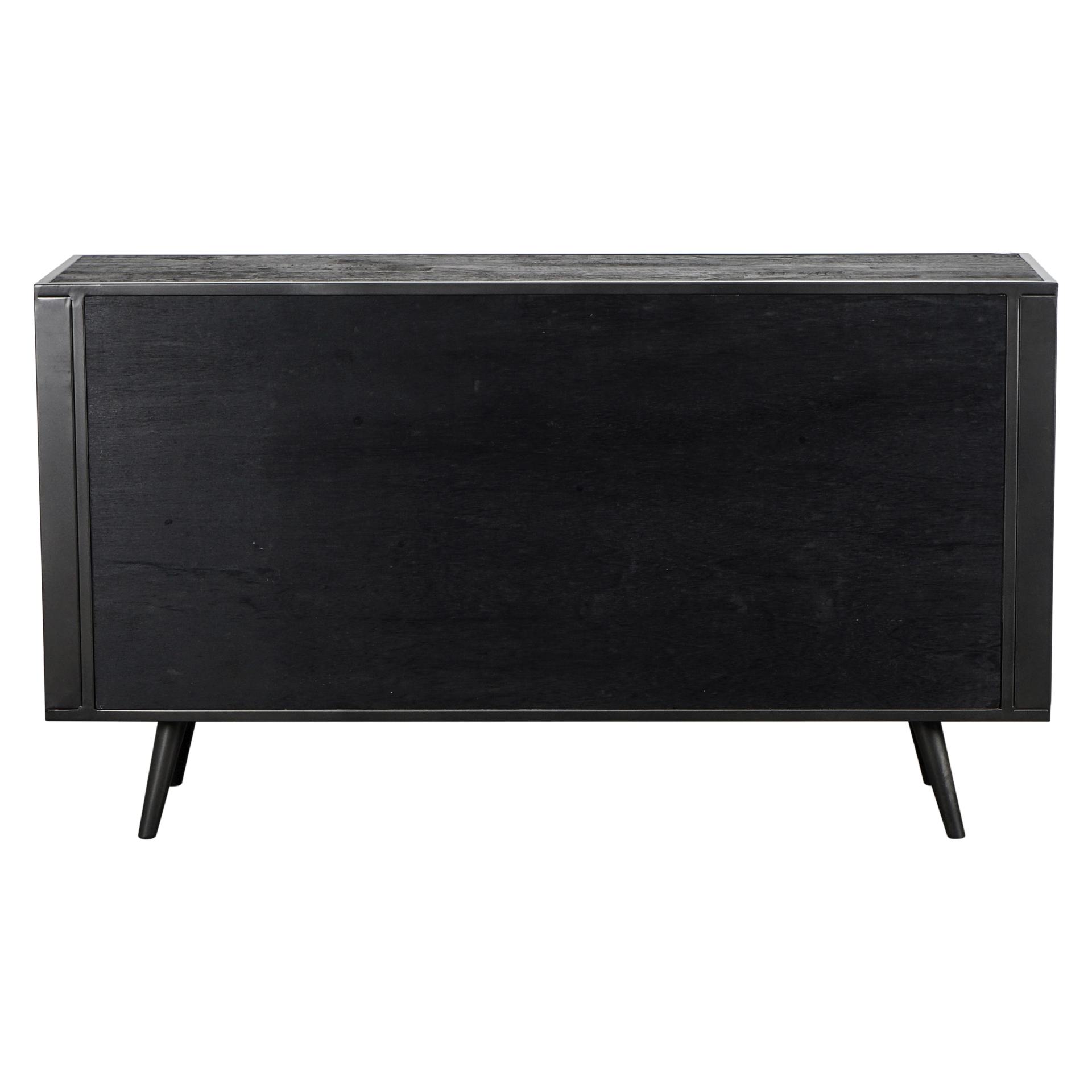 Sideboard Nordic Mindi Rattan mit Türen und Schubladen, 160 cm