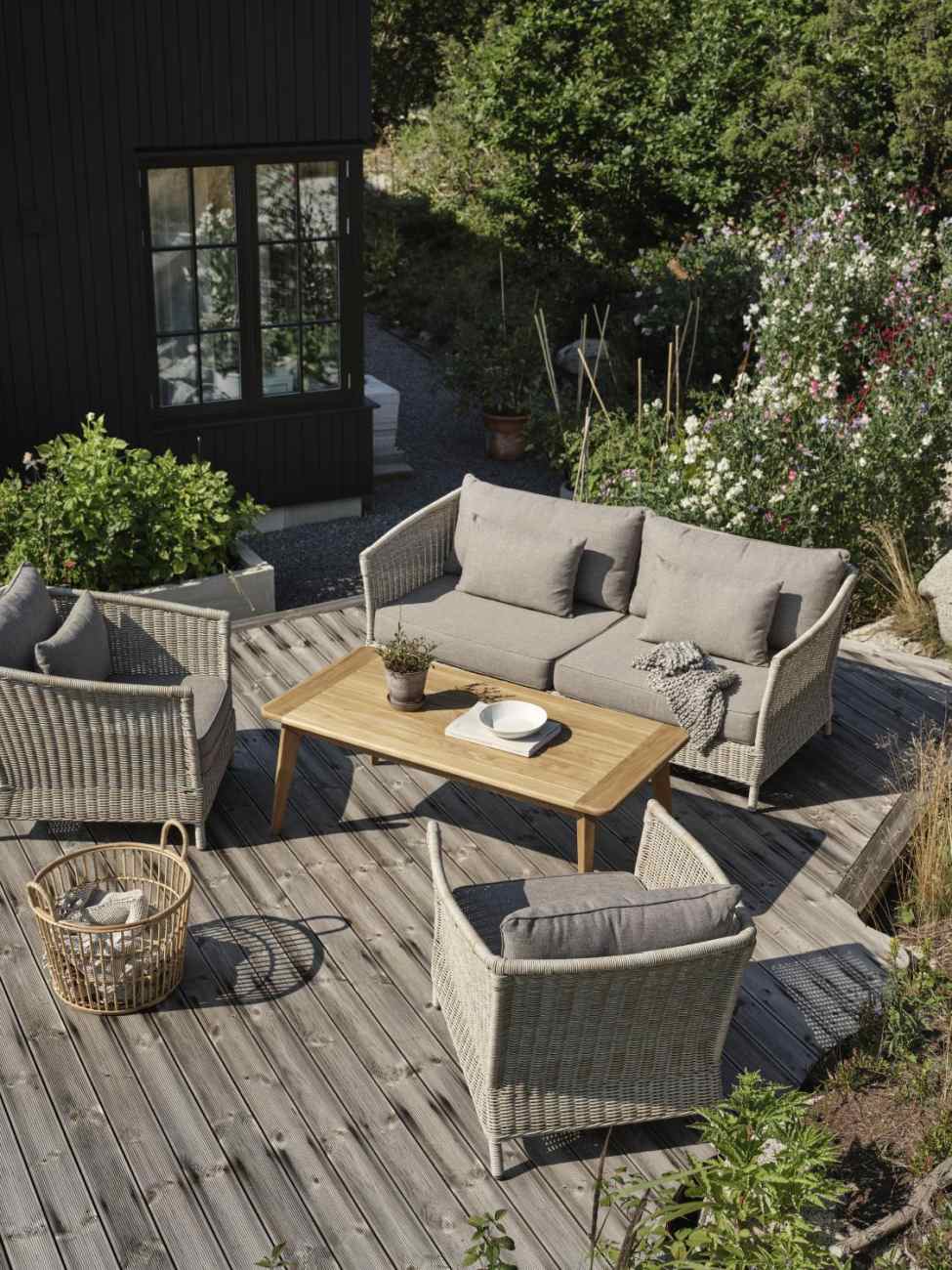 Gartensofa Aster mit Kissen