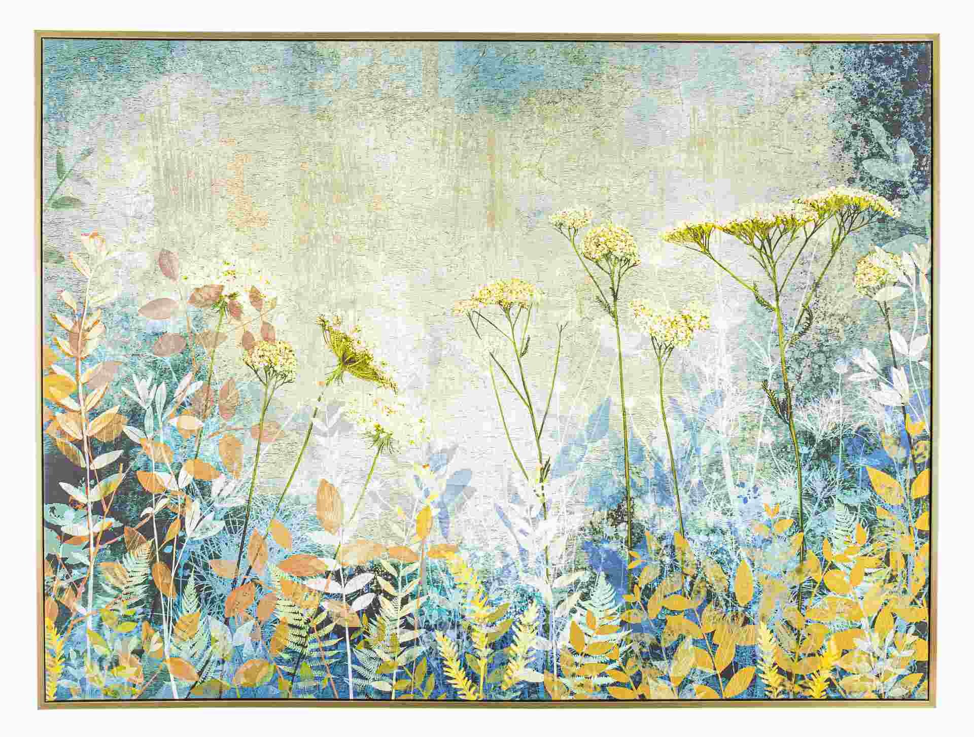 Bild Blue Wild Flower, 120x90 cm