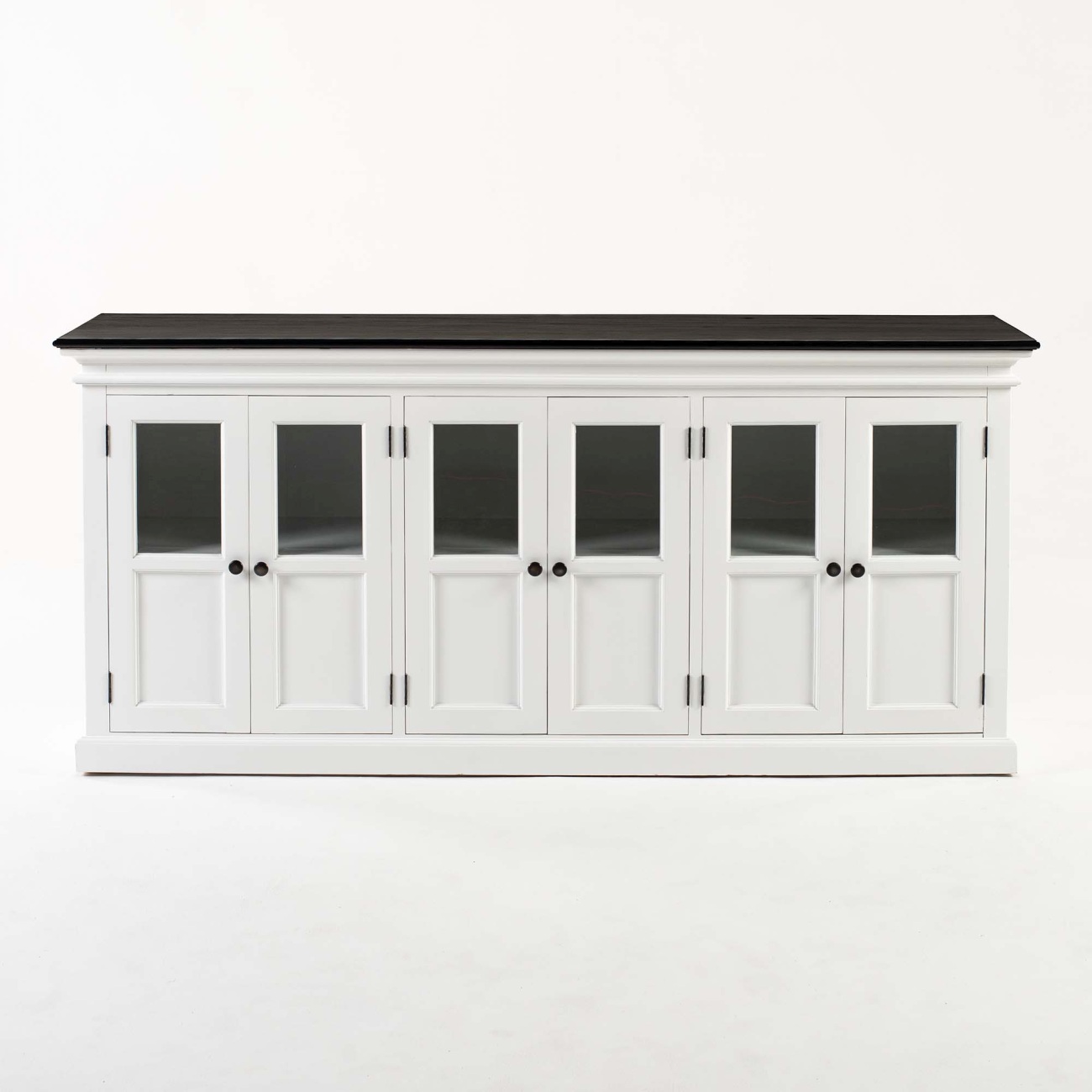 Sideboard Halifax Contrast mit 6 Glastüren, 200 cm