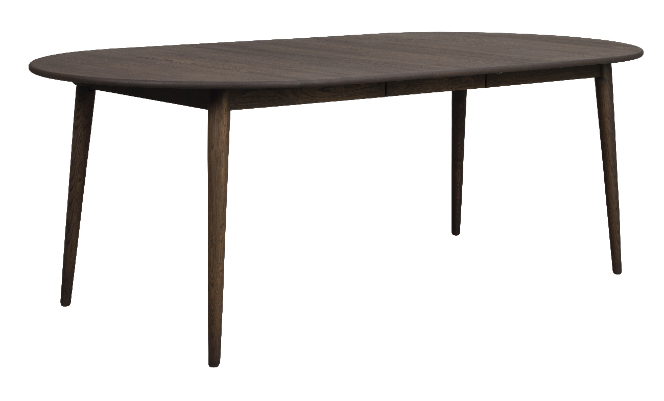 Ausziehtisch Tyler Oval 170/210cm, Eiche Braun