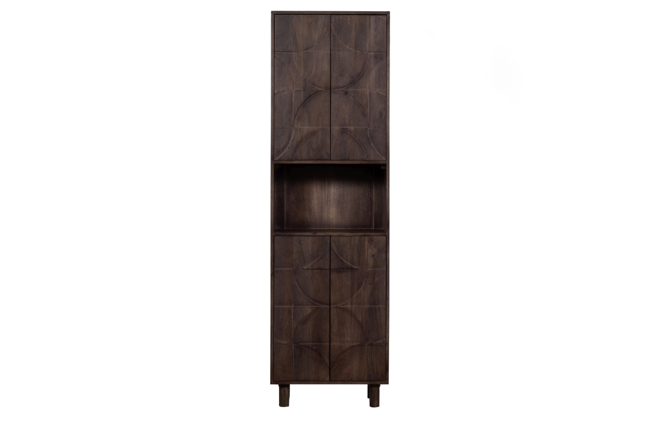 Schrank Draw aus Mangoholz, Braun