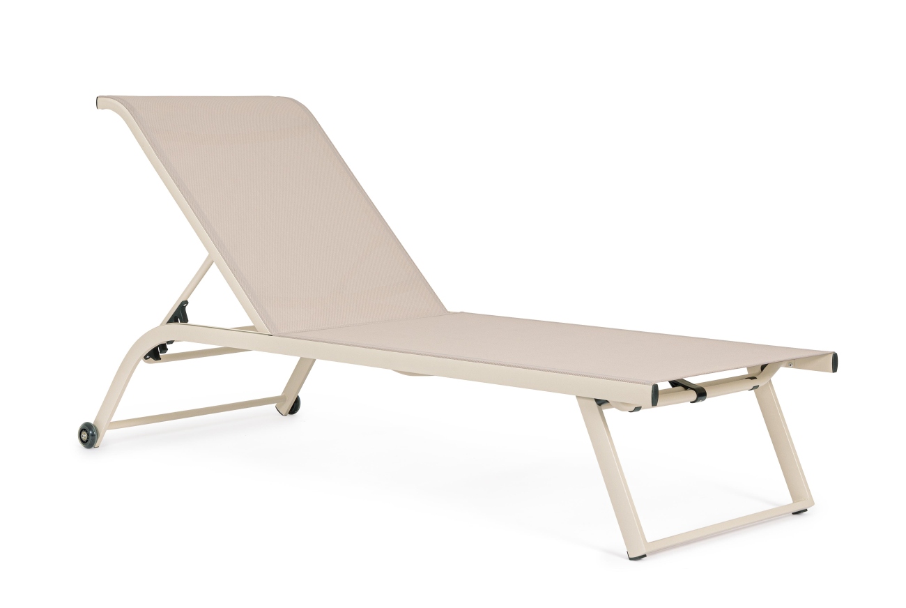 Gartenliege Taylor mit Rollen, Whsiper