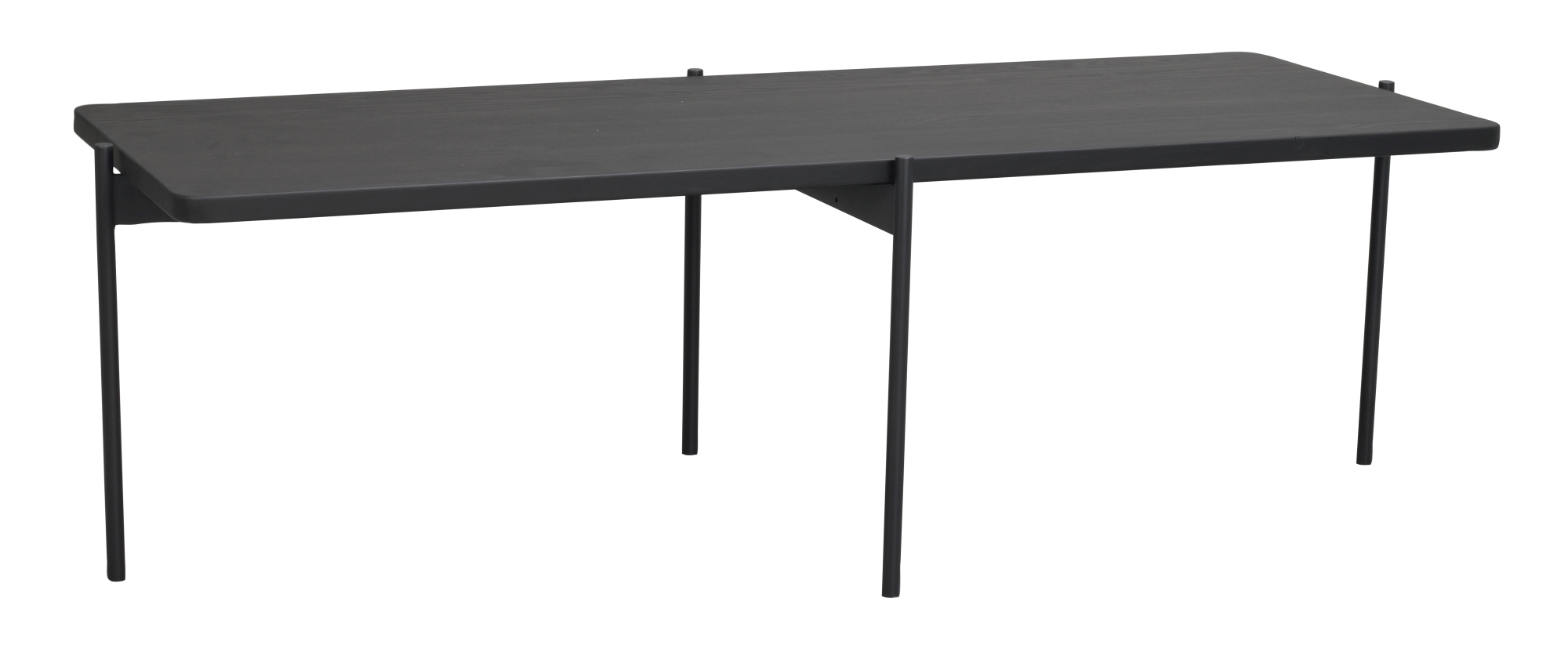 Couchtisch Shelton, Eiche Schwarz, 145x60cm