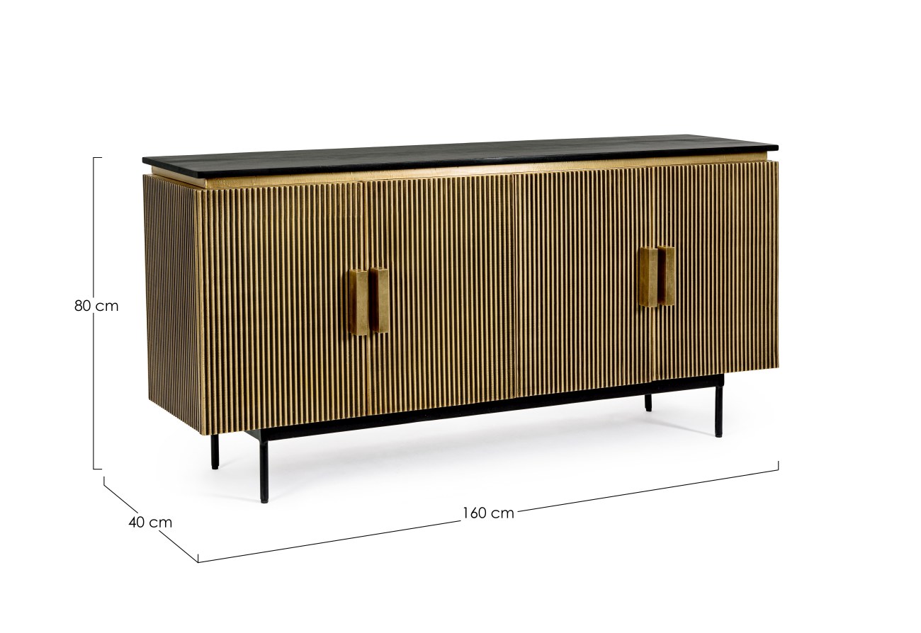 Sideboard Virat aus Mangoholz, 160 cm