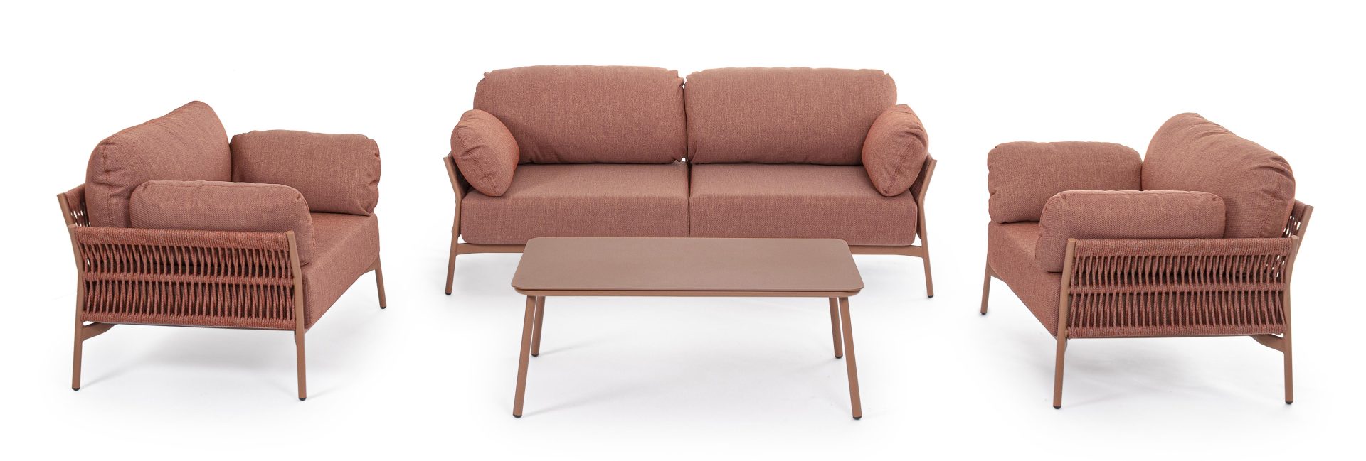 Sofa Pardis aus Aluminium, Sierra