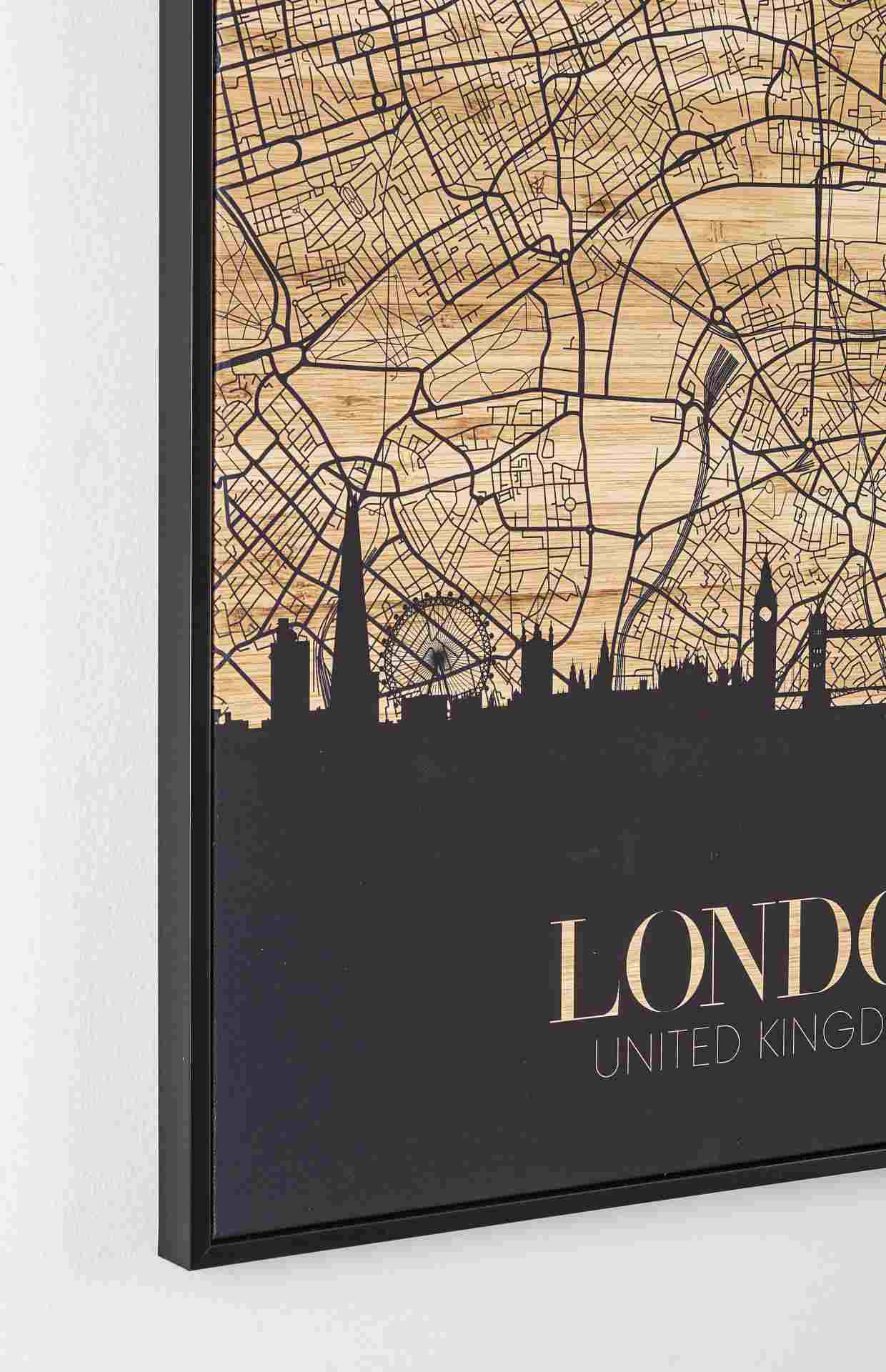 Gemälde London Skyline, 60x80 cm