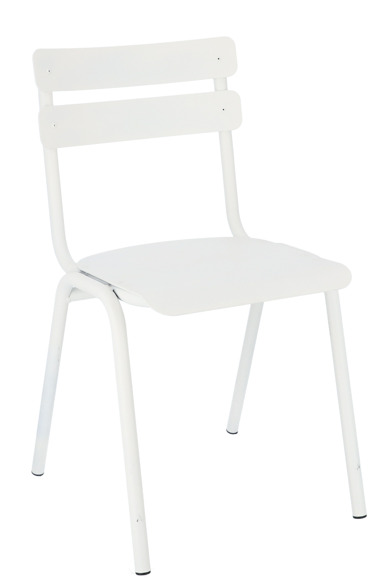 Stuhl aus | F710042601 Aluminium, | stapelbar, Weiß Weiß One