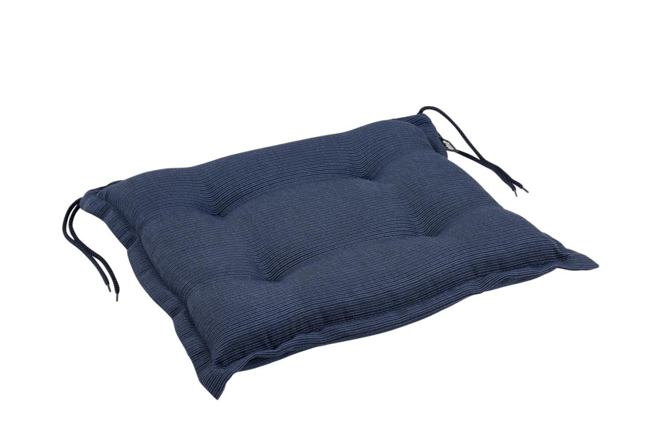 Sitzkissen Florina für Gartenstühle 41 cm, Navy