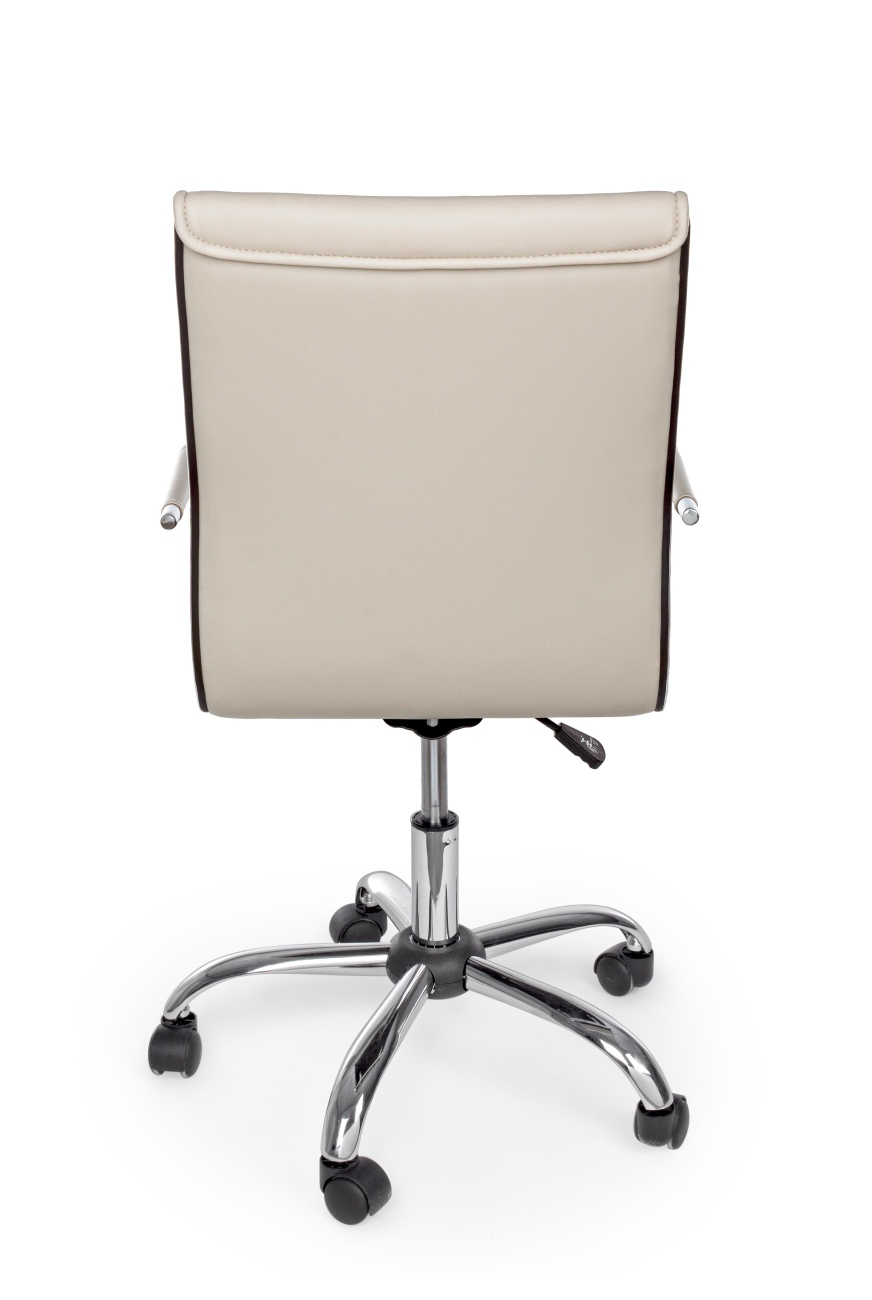 Bürostuhl Perth aus Kunstleder, Taupe