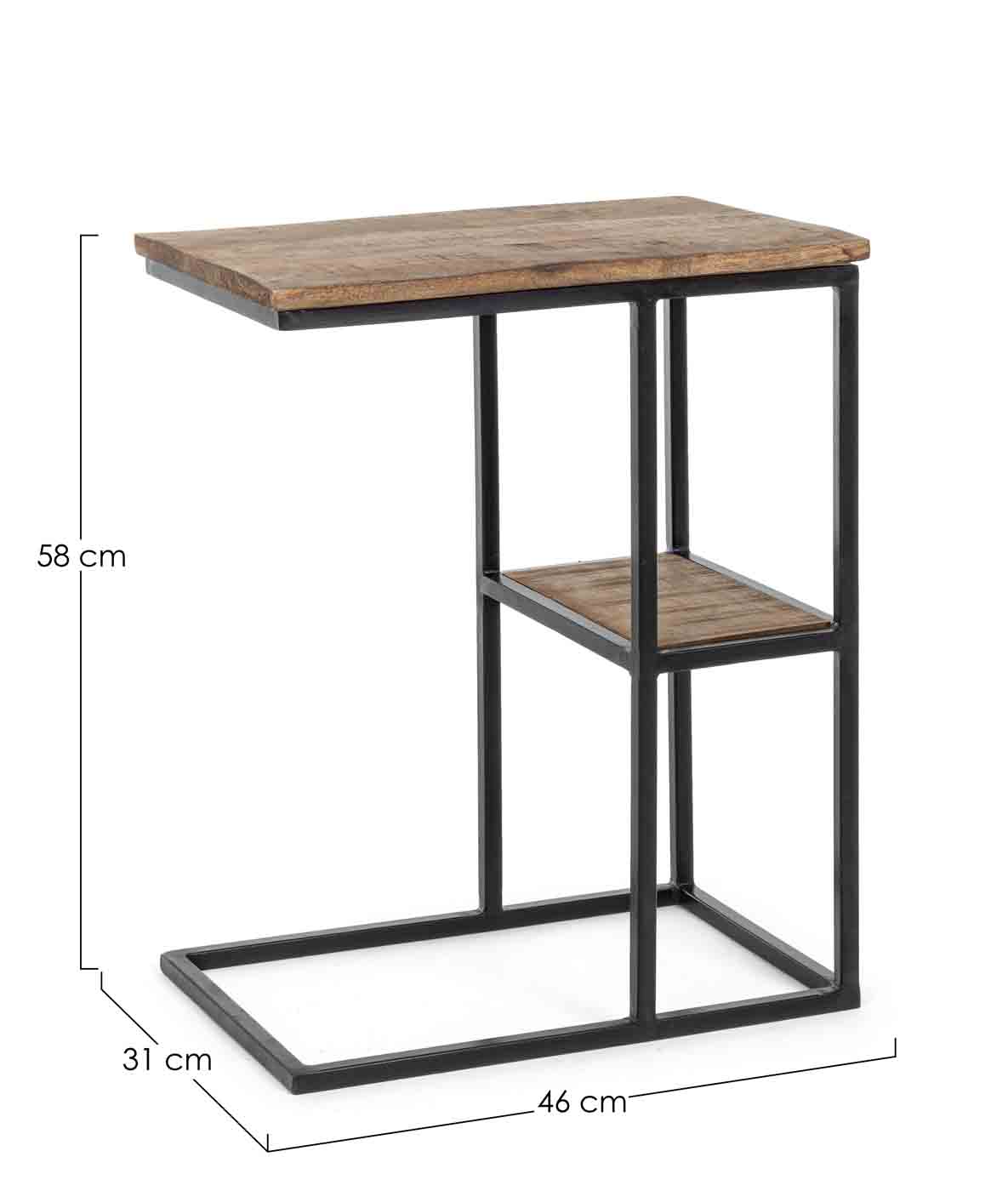 Beistelltisch Walton aus Mangoholz, 46x31 cm