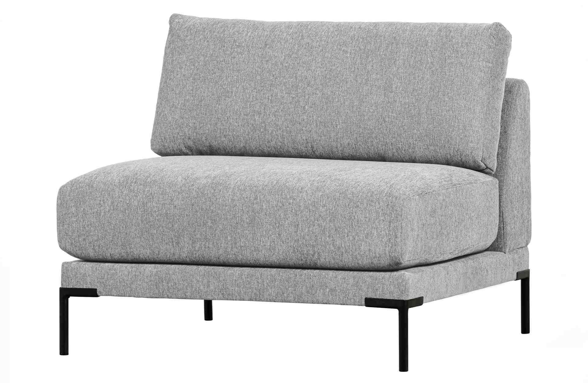 Modulsofa Couple Loveseat Element, Hellgrau