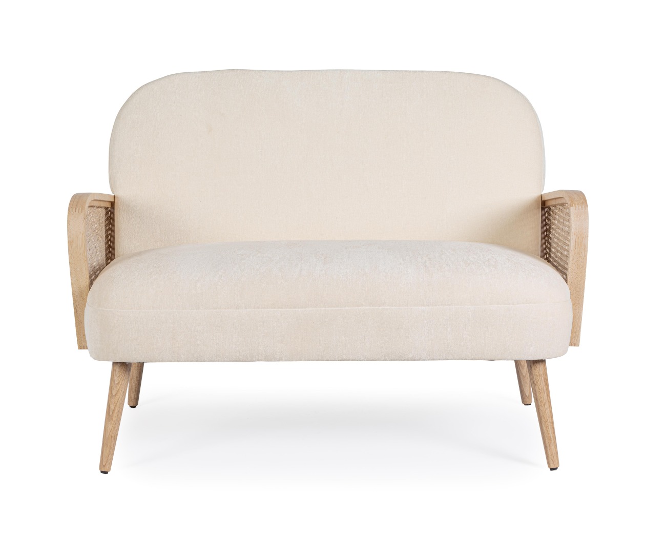 Sofa Dalida aus Stoff, Creme