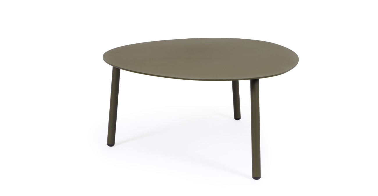 Gartencouchtisch Sparky 100x70 cm, Olive