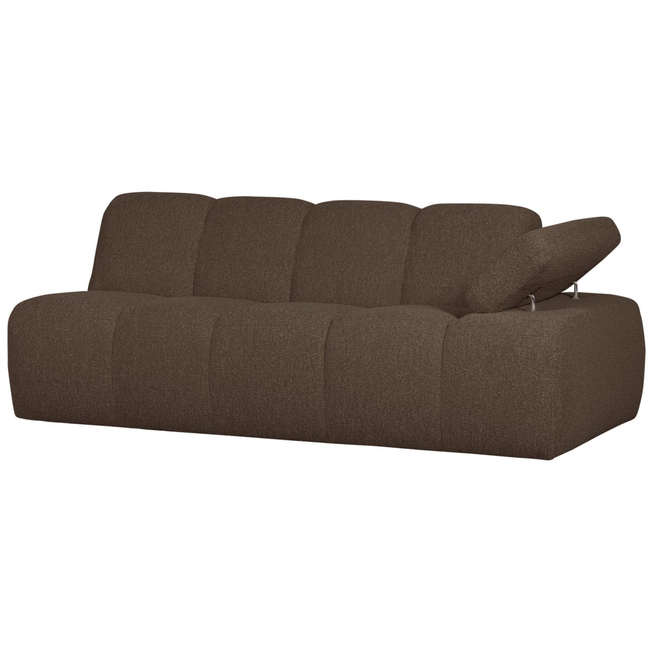 Modulsofa Mojo Boucle 2er Arm-Rechts, Braun