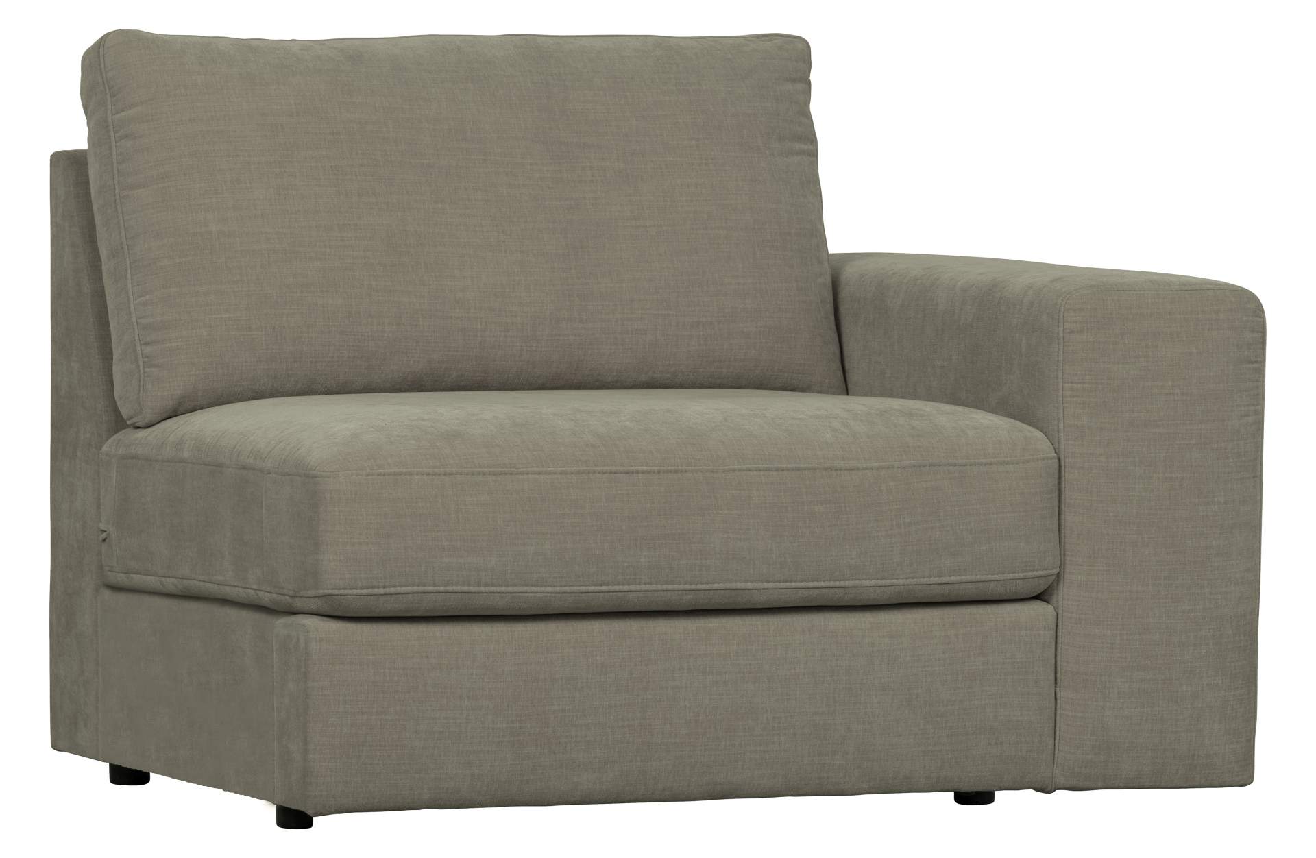 Modulsofa Family 1-Seat Element Rechts, Grau