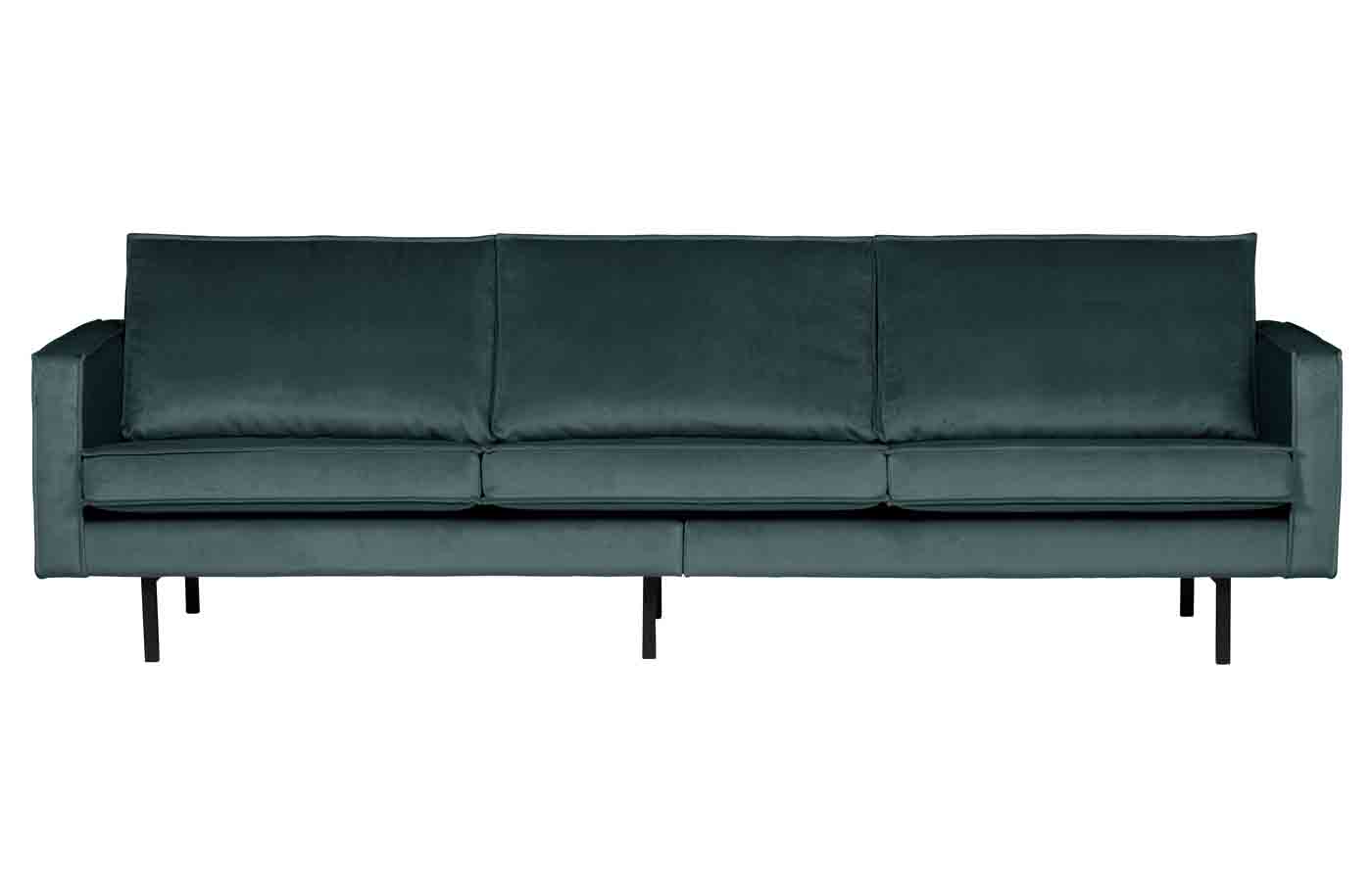 Rodeo Sofa 3-Sitzer Samt, Teal