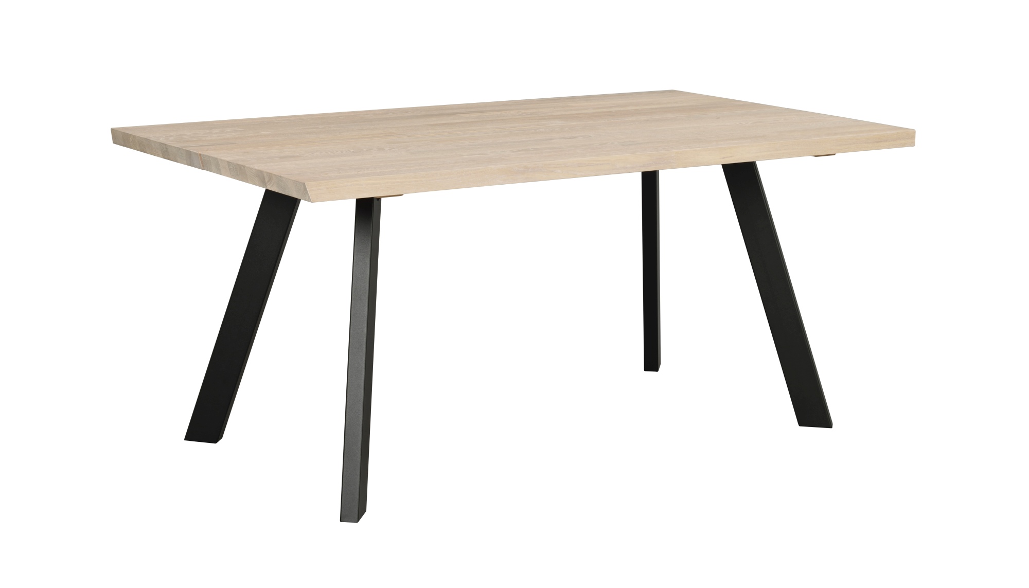 Esstisch Fred 170x95cm, Eiche Weiß pigmentiert