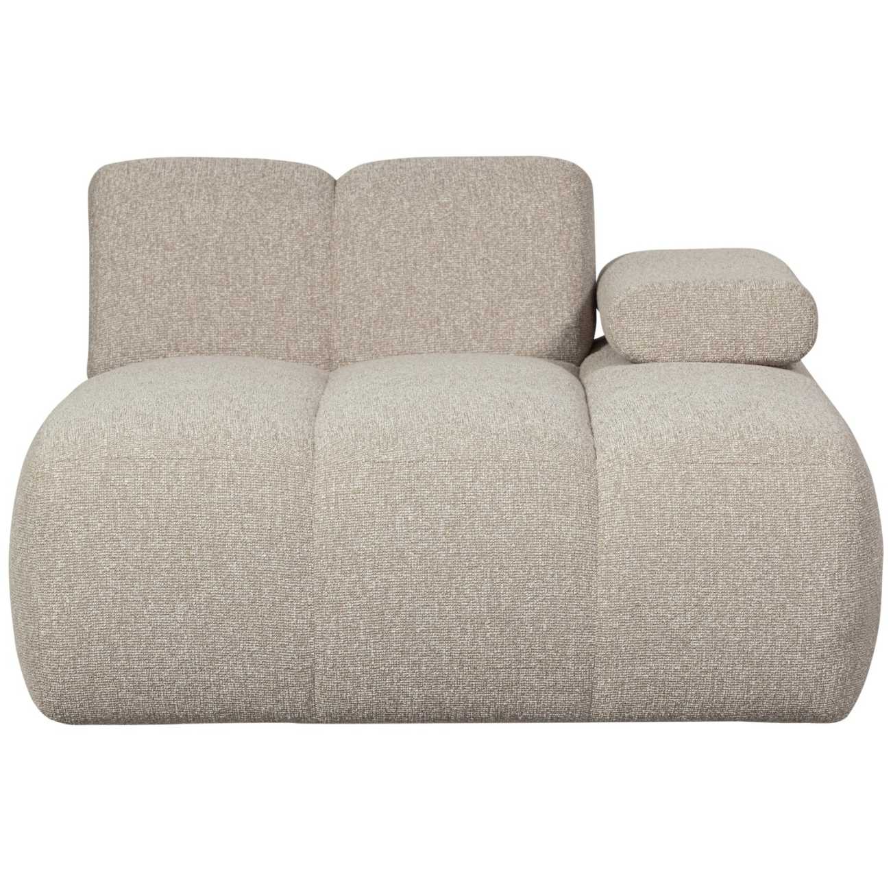 Modulsofa Mojo Boucle Chaiselongue-Rechts, Beige