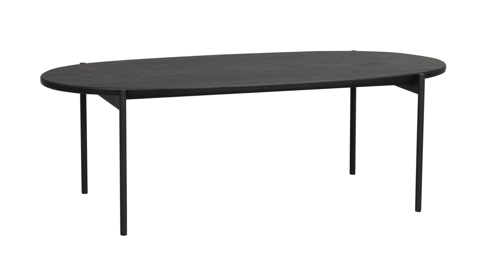 Couchtisch Skye Eiche Schwarz, 120x60x40cm
